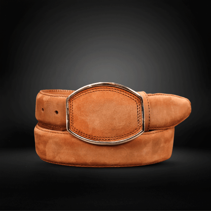 Cinturon en Piel de Res Nobuk Estilo C AL802