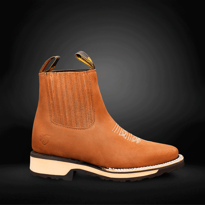 Botín Doble Densidad Nobuck  Piel de Res AL216