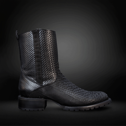 Bota Oval Truck Nobuck  Piel de Pitón AL606