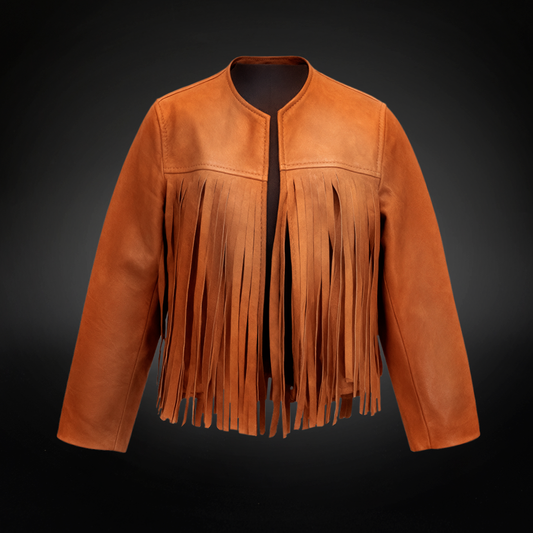 Chamarra Dama Barbas Mau Piel de Borrego AL1205