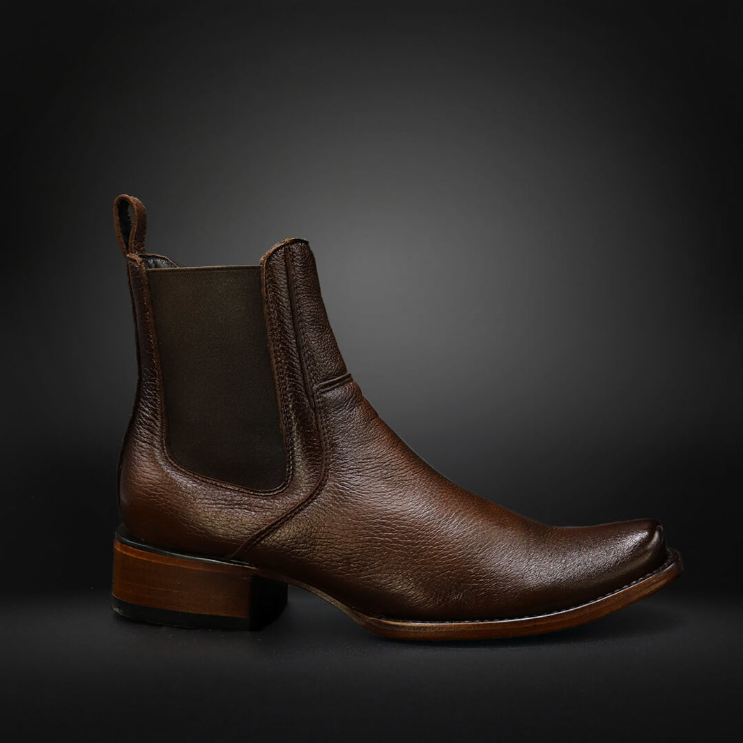Botines de Piel de Venado Original Blanco LAB