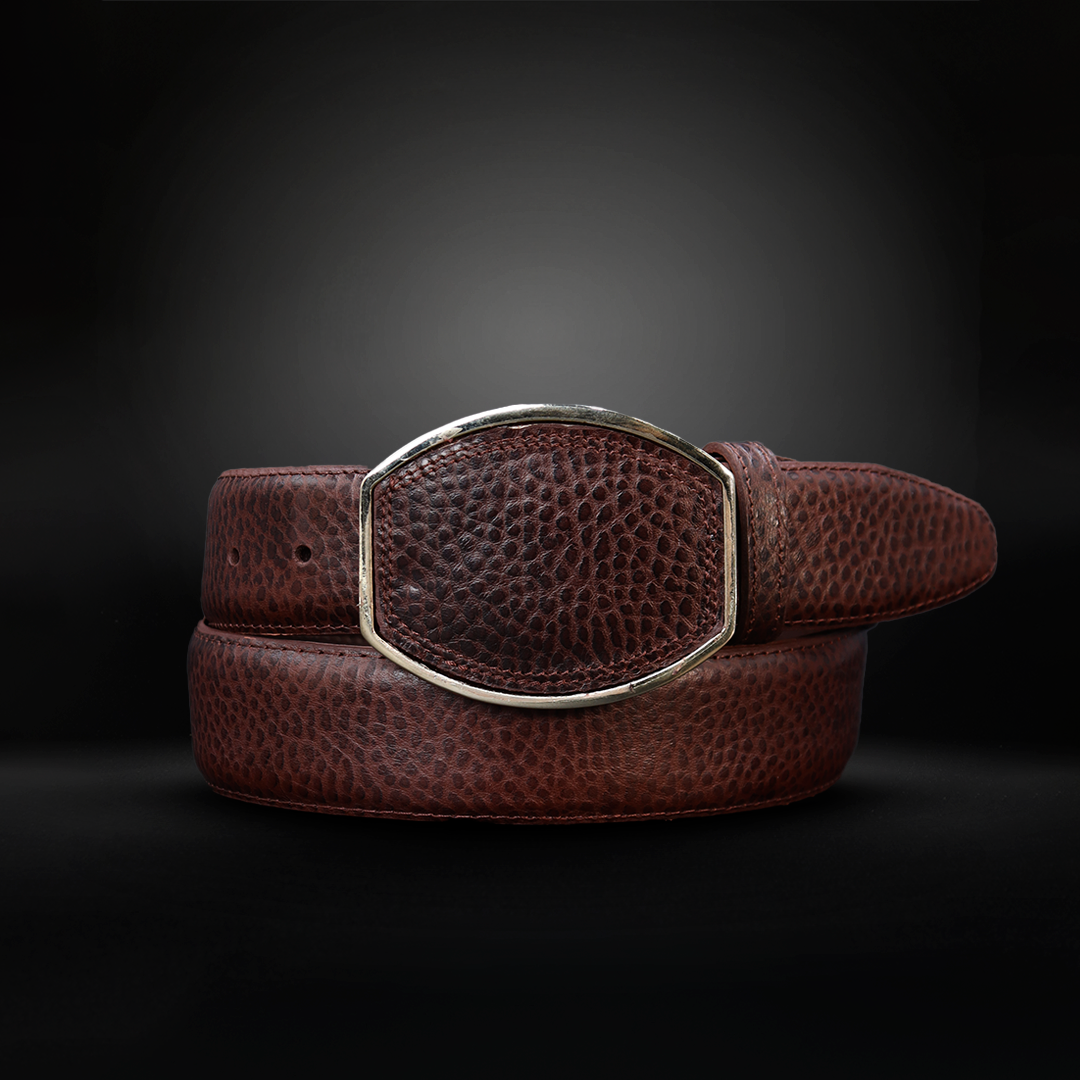 Cinturon en Piel de Res Estilo C AL803