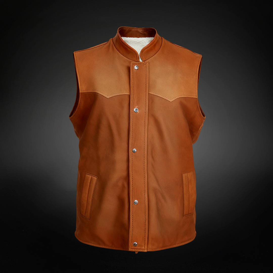 Chaleco Berman Piel de Borrego AL1101