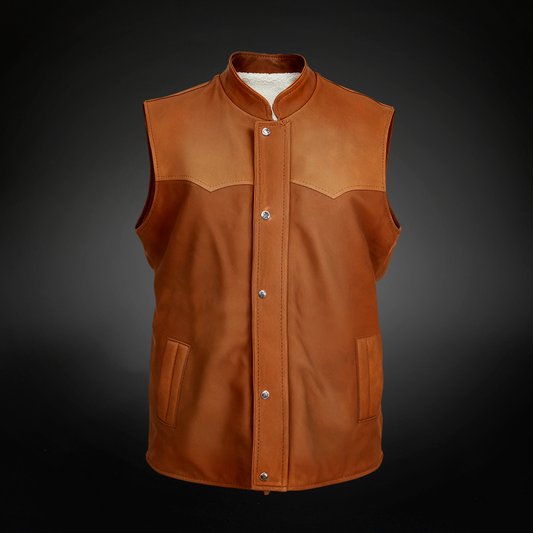 Chaleco Berman Piel de Borrego AL1101