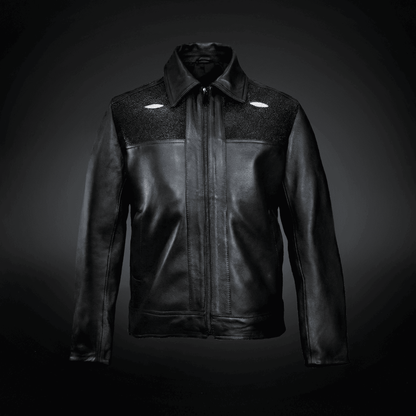 Chamarra en Piel de Mantarraya AL922