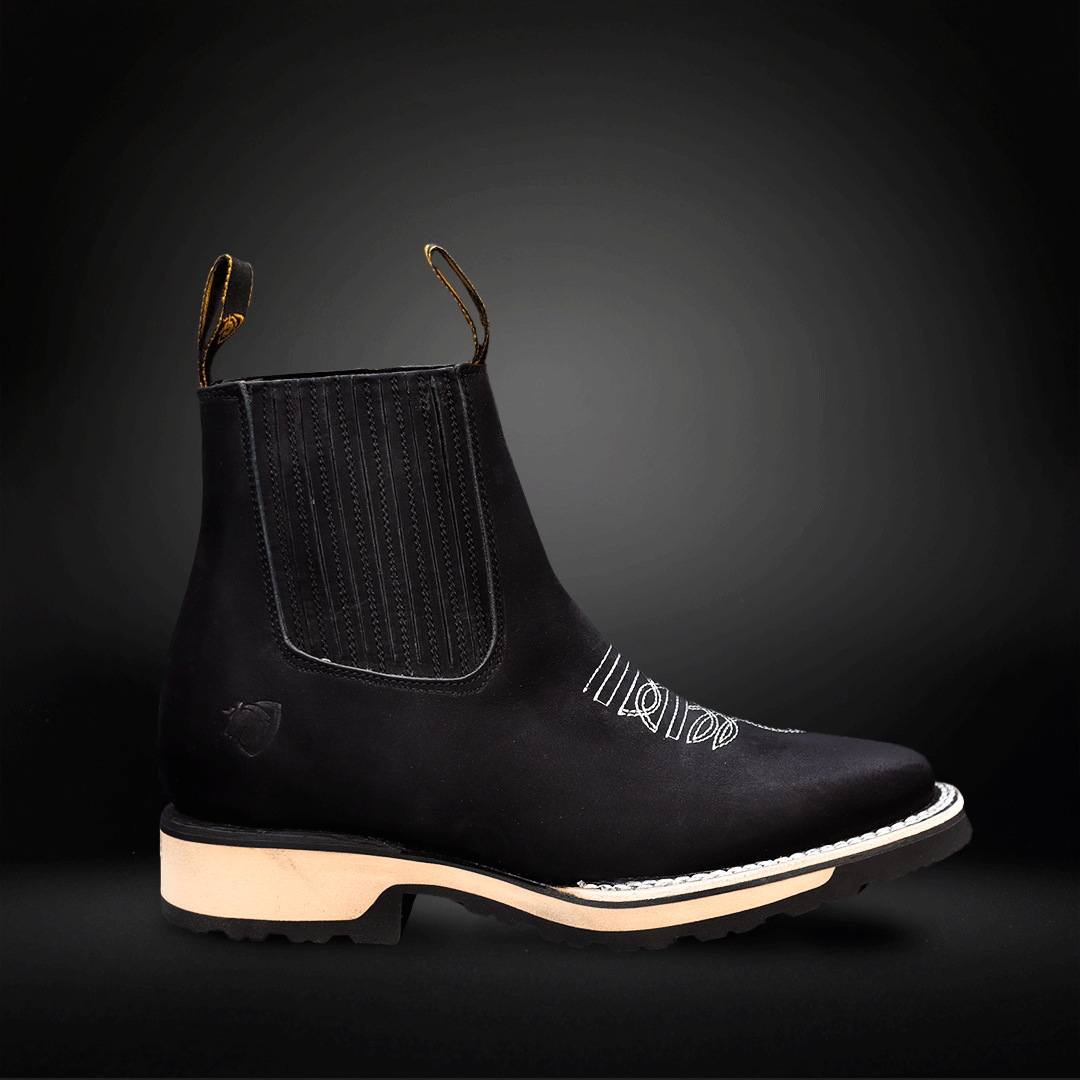 Botín Doble Densidad Nobuck  Piel de Res AL216