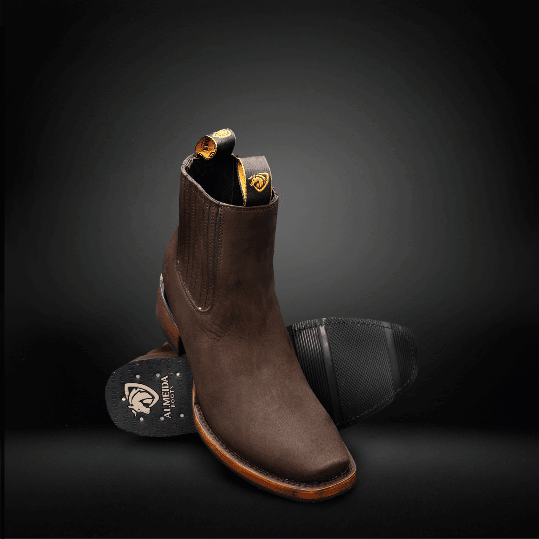 Botín Dubai Nobuck Piel de Res AL212