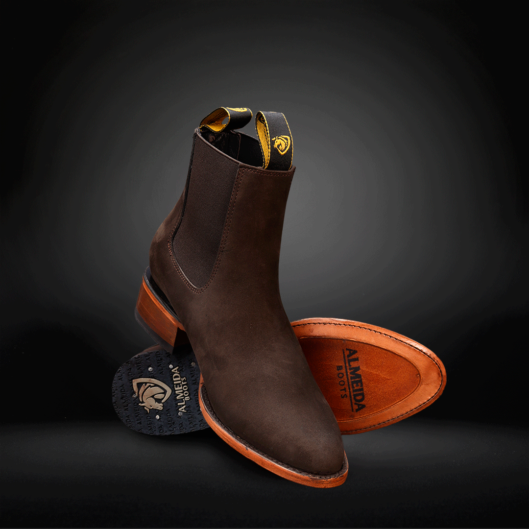 Botín Chelsea Nobuck Piel de ResAL213