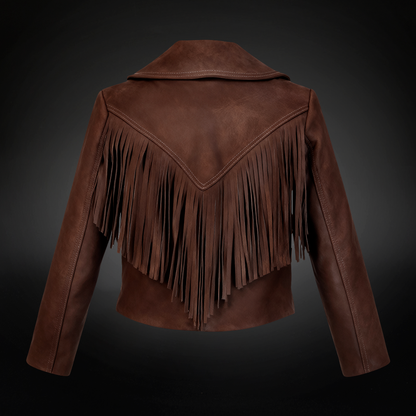 Chamarra Dama Barbas Piel de Borrego AL1202