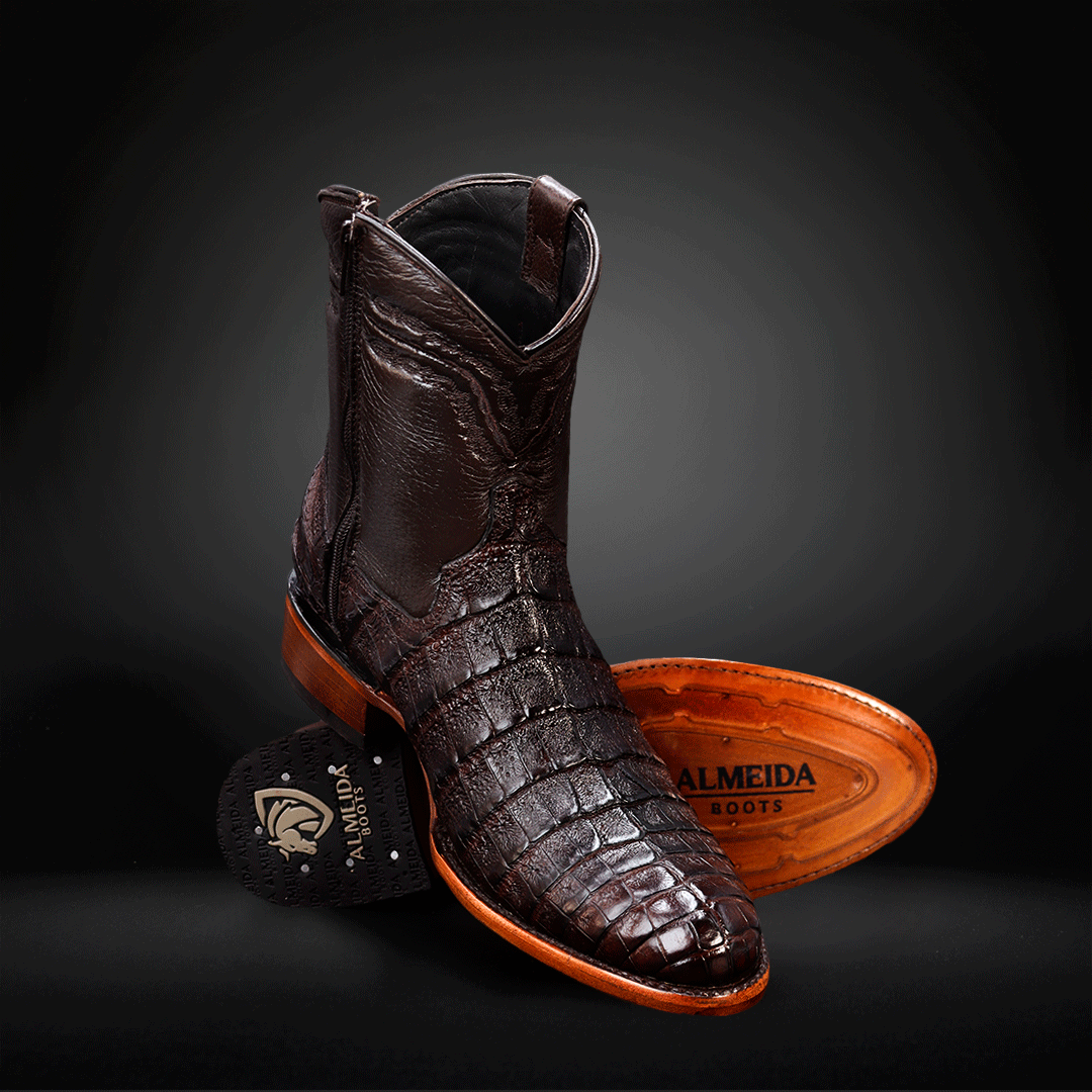 Botín King Piel de Cocodrilo AL603
