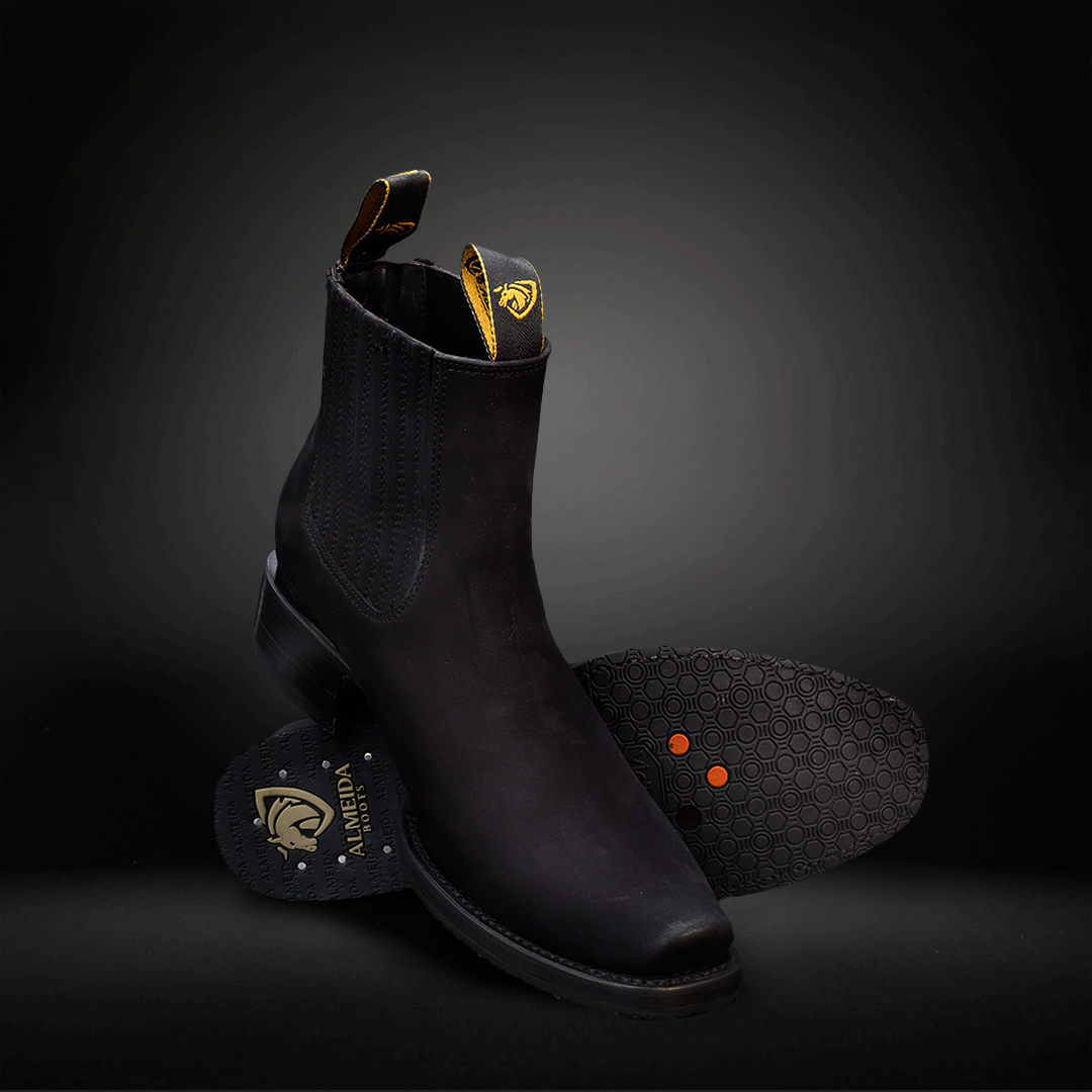 Botín Dubai Nobuck Piel de Res AL212