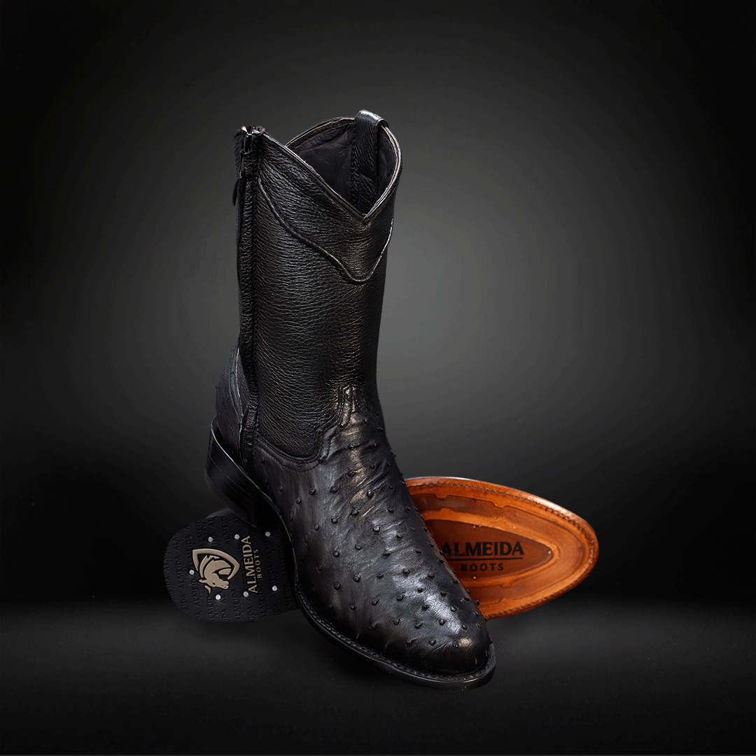 Bota Gabo  Piel de Avestruz AL604