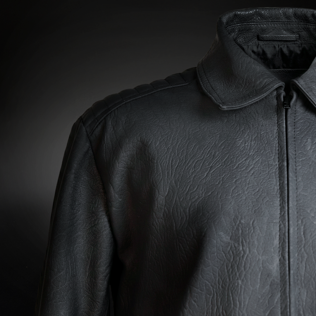 Chamarra Piel Cuello de Toro AL915