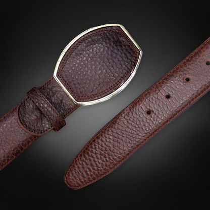 Cinturon en Piel de Res Estilo C AL803