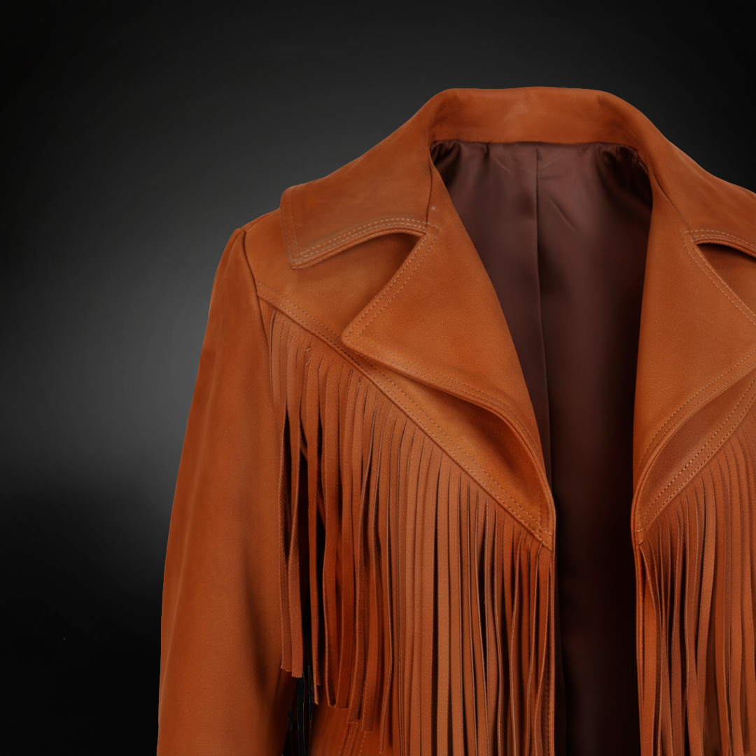 Chamarra Dama Barbas Piel de Borrego AL1202