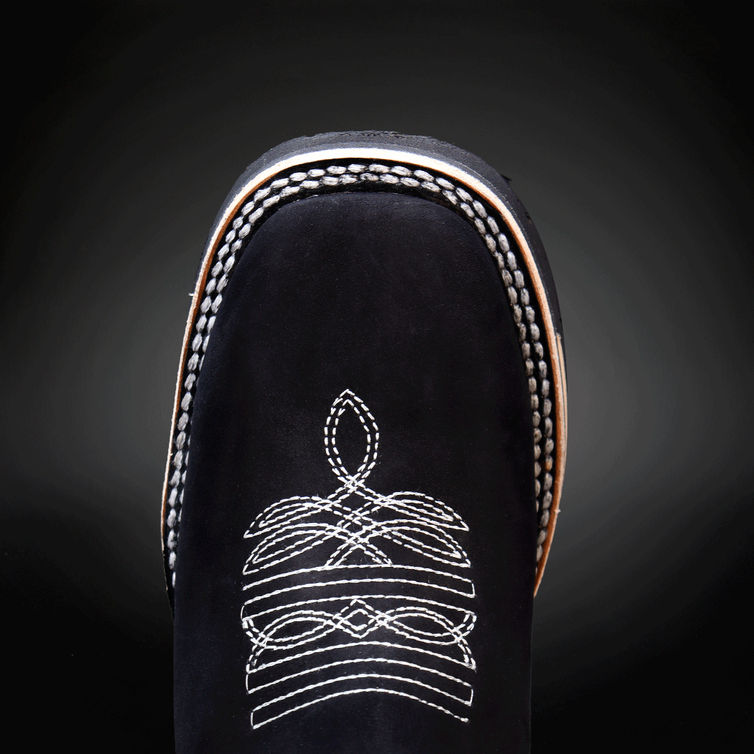 Botín Doble Densidad Nobuck  Piel de Res AL216