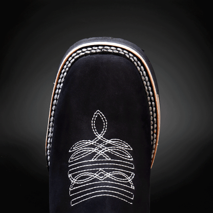 Botín Doble Densidad Nobuck  Piel de Res AL216