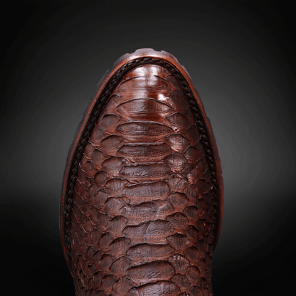 Bota Oval Truck  Piel de Pitón AL605