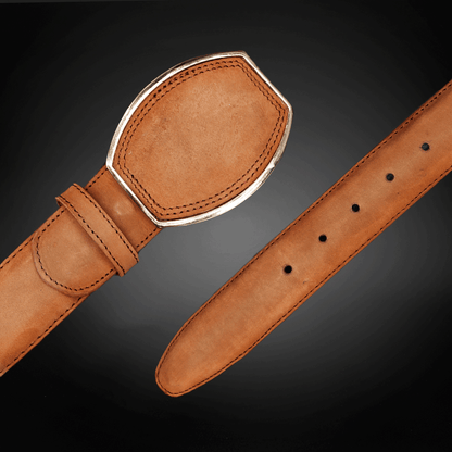 Cinturon en Piel de Res Nobuk Estilo C AL802