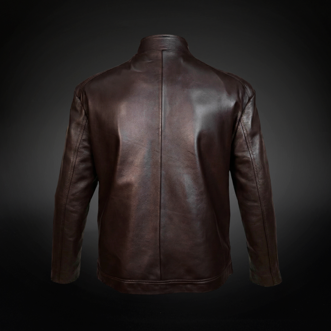 Chamarra Monclova Piel de Pitón/Borrego AL912