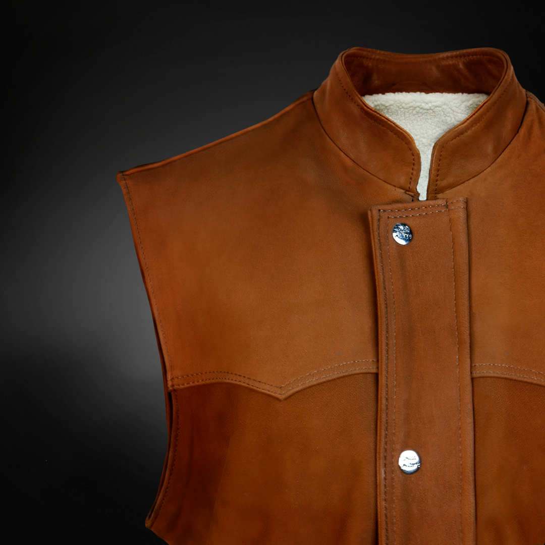 Chaleco Berman Piel de Borrego AL1101