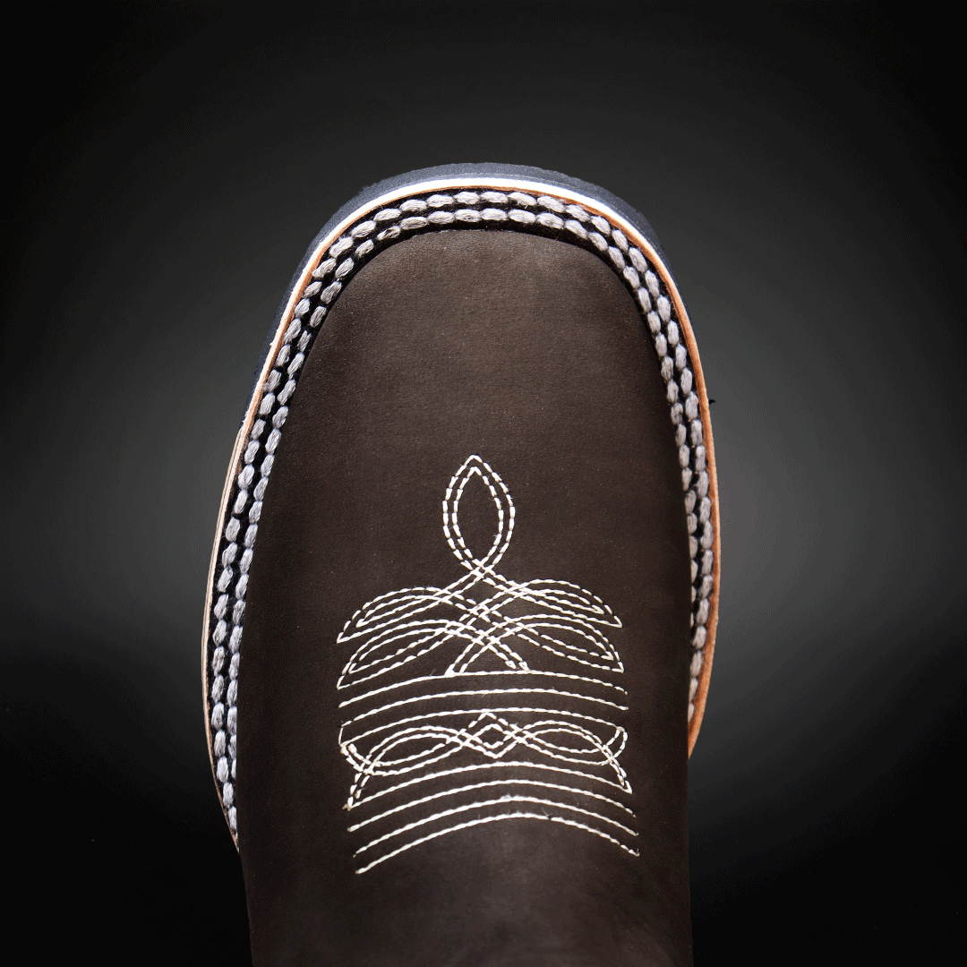 Botín Doble Densidad Nobuck  Piel de Res AL216