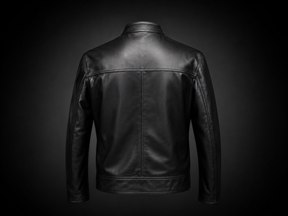 Chamarra mantarraya negra cuello Mau AL927